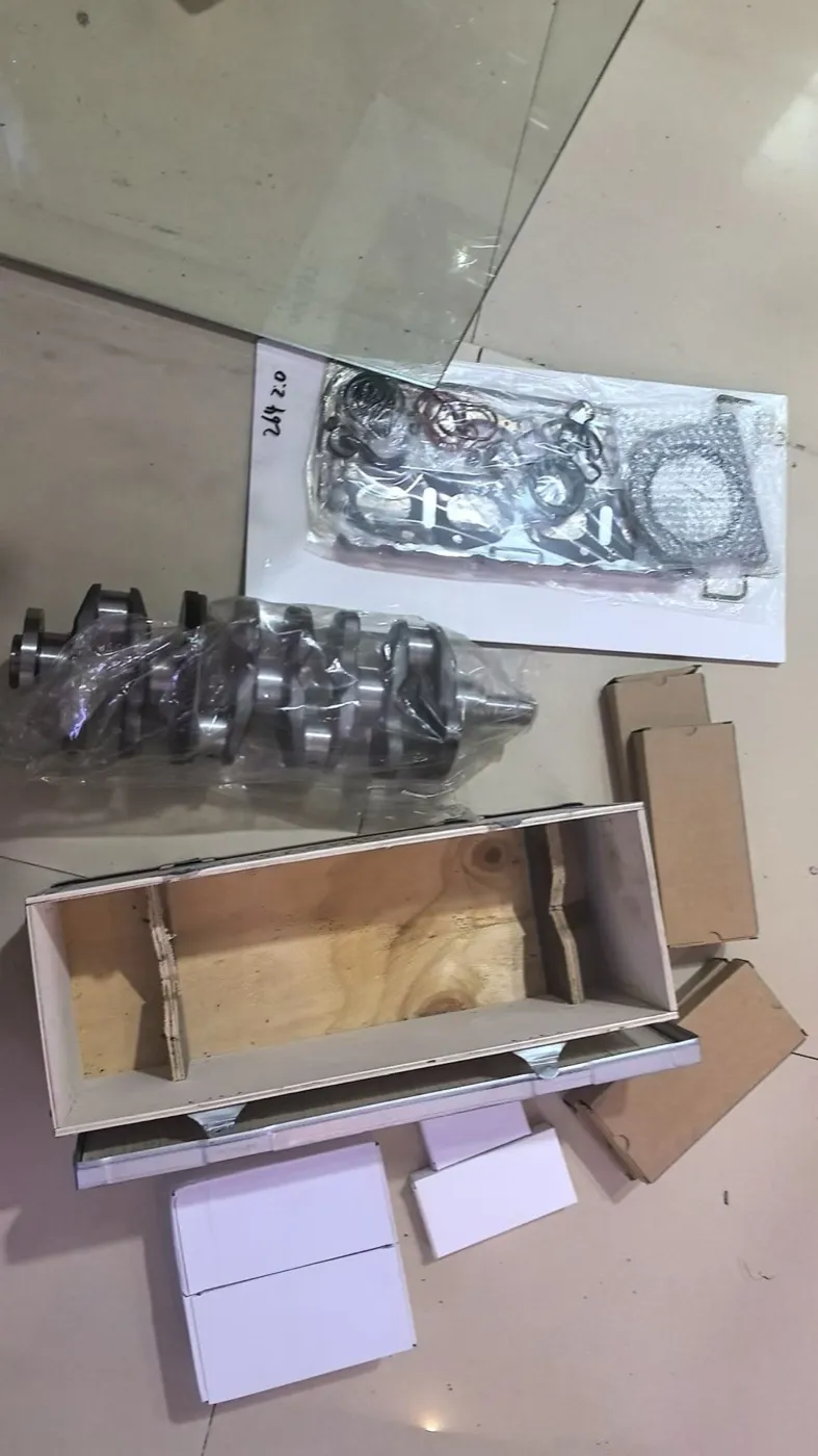 Parts during the pre-shipment check